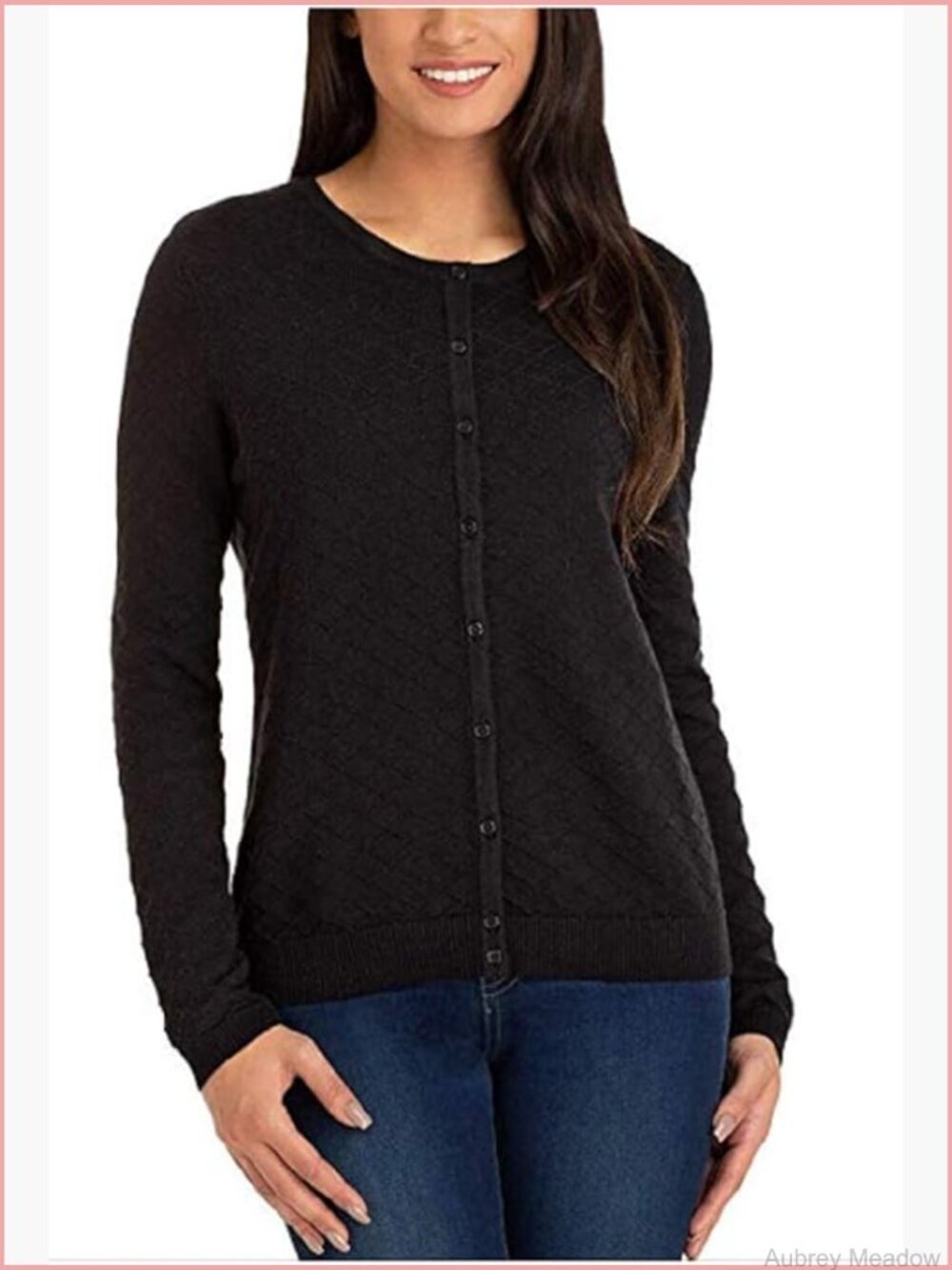Long Sleeve Button Front Cardigan Sweater
